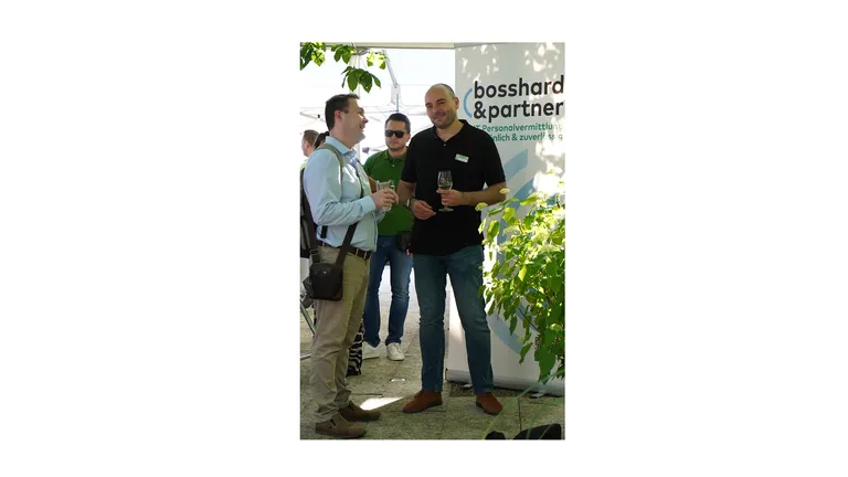 Freelancer beim Sommerevent in der Waid in Zürich